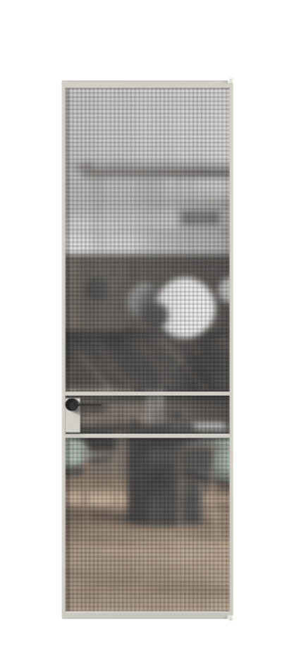 Алюминиевая дверь АЛПЛ040.02 Алюминий тёплый серый Декоративное стекло с сеткой "Mesh silver", триплекс. Без короба АТСР Цена 143410 Стоимость комплекта двери включает:
1. Полотно (600/650/700/750/800/850/900/950*2000-2400 мм).
2. Короб
3. Комплект фурнитуры (2 торцевые петли и магнитный замок с ответной планкой). Фабрика дверей Волховец 8 (800) 551 43 19 Алюминиевая дверь АЛПЛ040.02 Алюминий тёплый серый Декоративное стекло с сеткой "Mesh silver", триплекс Цена 143410 | Volhovec