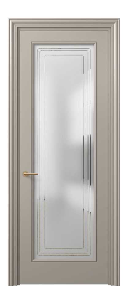 Дверь межкомнатная Mascot 8400 Матовый бисквитный Сатинированное стекло с гравировкой "Грани", триплекс Фигурный наличник МБСК Цена 72600 ₽ Наличники уже входят в базовый комплект. Фабрика дверей Волховец 8 (800) 551 43 19 Межкомнатная дверь Mascot 8400 Матовый бисквитный Сатинированное стекло с гравировкой "Грани", триплекс Цена 72600 ₽ | Volhovec