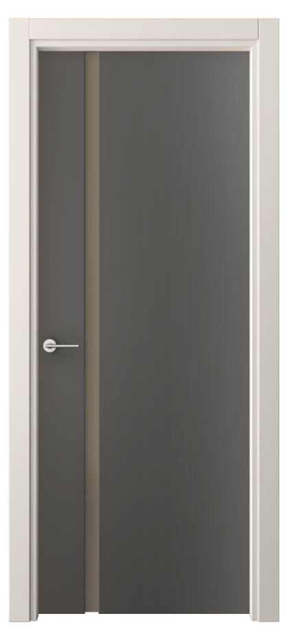 Межкомнатная дверь Freedom 4222 ПЭТ графитовый Сатинированное бронзовое стекло, триплекс Цена 42350 ₽ | Volhovec