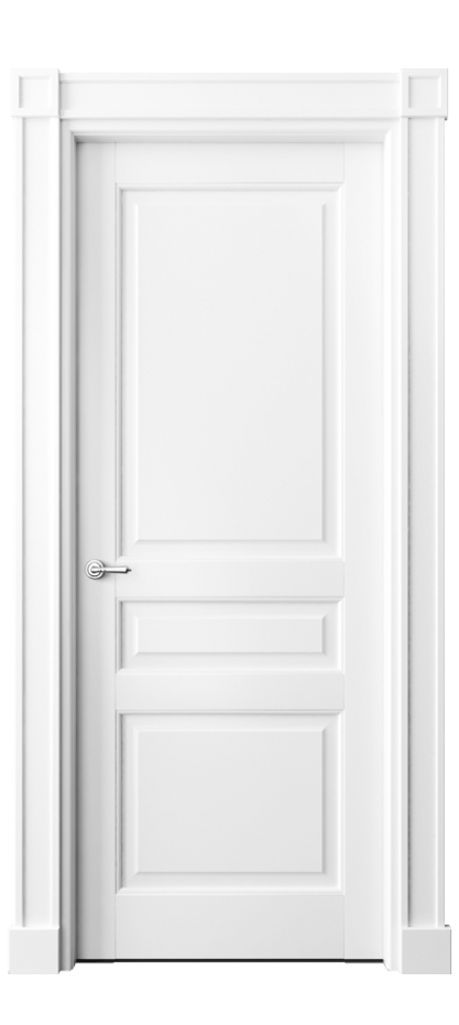 Межкомнатная дверь Тоскана Плано 6305 Матовый белоснежный  Цена 150630 ₽ | Volhovec