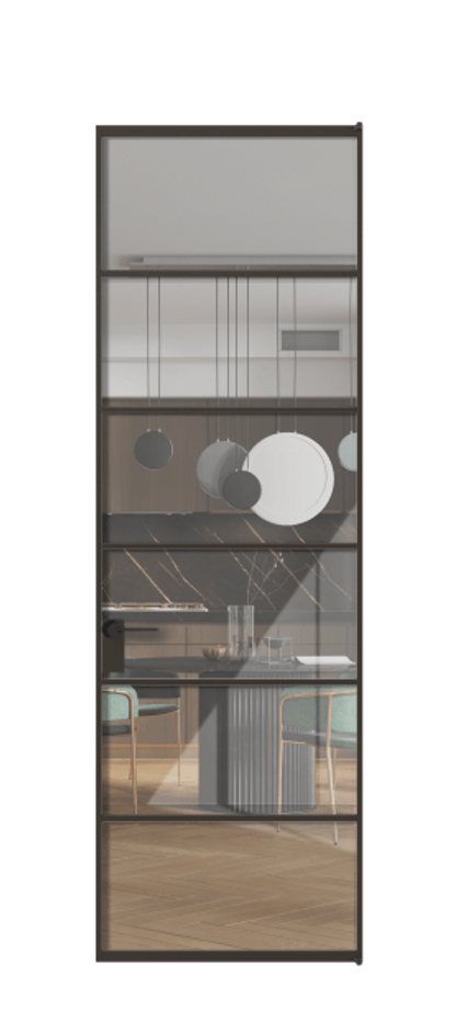 Алюминиевая дверь АЛПЛ040.04 Алюминий антрацит Рефлективное прозрачное стекло "Stopsol", калёное. Без короба ААН Цена 165340 Стоимость комплекта двери включает:
1. Полотно (600/650/700/750/800/850/900/950*2000-2400 мм).
2. Короб
3. Комплект фурнитуры (2 торцевые петли и магнитный замок с ответной планкой). Фабрика дверей Волховец 8 (800) 551 43 19 Алюминиевая дверь АЛПЛ040.04 Алюминий антрацит Рефлективное прозрачное стекло "Stopsol", калёное Цена 165340 | Volhovec