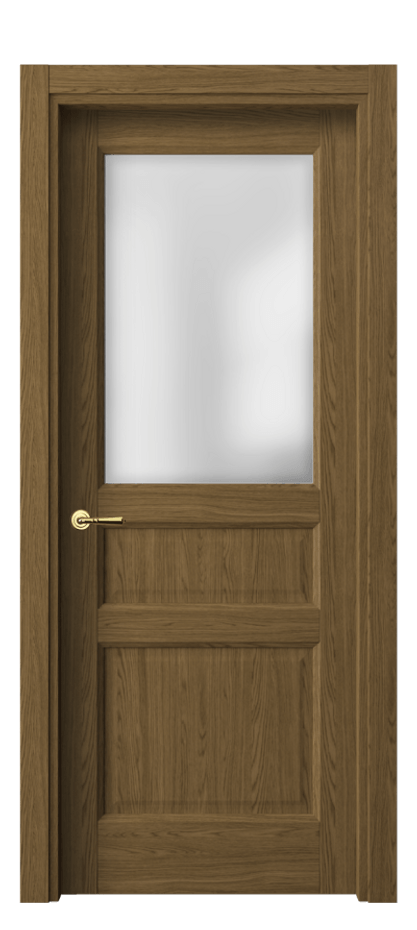 Межкомнатная дверь Галант 1432 Торфяной дуб Сатинированное стекло Цена 40040 ₽ | Volhovec