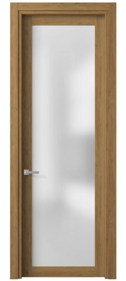 Межкомнатная дверь Планум 2102 Грецкий орех Сатинированное стекло Цена 39270 ₽ | Volhovec