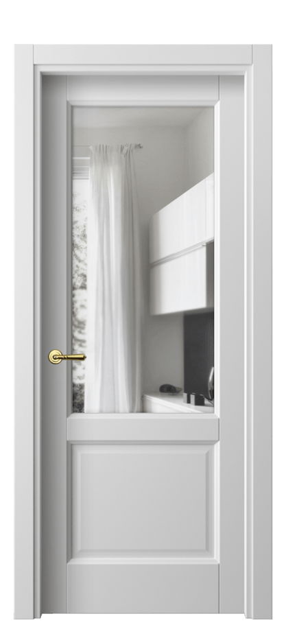 Дверь межкомнатная Галант 1422 Матовый белоснежный Прозрачное стекло Гладкий наличник МБЛ Цена 57640 ₽ Наличники уже входят в базовый комплект. Фабрика дверей Волховец 8 (800) 551 43 19 Межкомнатная дверь Галант 1422 Матовый белоснежный Прозрачное стекло Цена 57640 ₽ | Volhovec