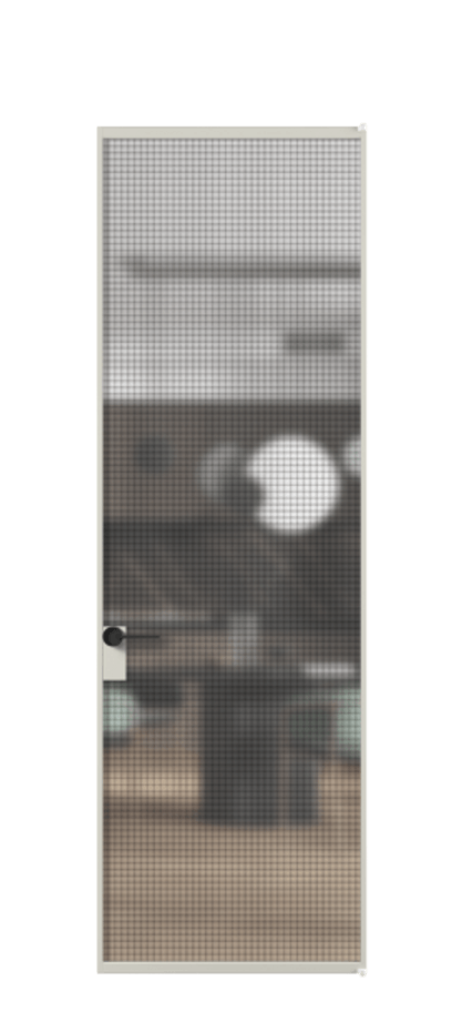 Алюминиевая дверь АЛПЛ040.01 Алюминий тёплый серый Декоративное стекло с сеткой "Mesh silver", триплекс. Без короба АТСР Цена 138130 Стоимость комплекта двери включает:
1. Полотно (600/650/700/750/800/850/900/950*2000-2400 мм).
2. Короб
3. Комплект фурнитуры (2 торцевые петли и магнитный замок с ответной планкой). Фабрика дверей Волховец 8 (800) 551 43 19 Алюминиевая дверь АЛПЛ040.01 Алюминий тёплый серый Декоративное стекло с сеткой "Mesh silver", триплекс Цена 138130 | Volhovec