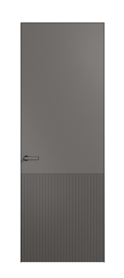 Межкомнатная дверь Velvet АКП 8204 Матовый классический серый. Цена 77520  | Volhovec