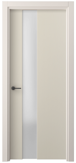Дверь межкомнатная 4224 ПЭСБ САТ. Цвет ПЭТ светло-бежевый. Материал ПЭТ. Коллекция Freedom. Картинка.