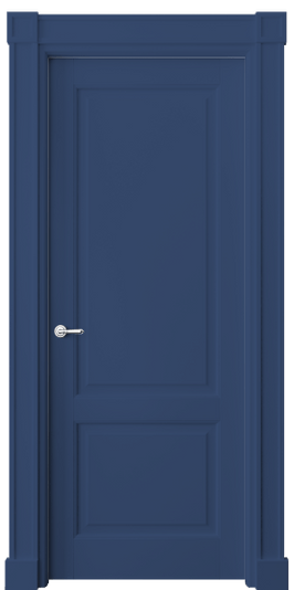 Дверь межкомнатная 6303 Фиолетово-синий RAL 5000. Цвет RAL Фиолетово-синий RAL 5000. Материал Гладкая эмаль. Коллекция Тоскана Плано. Картинка.