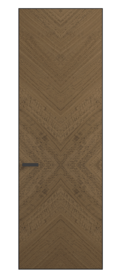 Дверь межкомнатная 0205 ЭВКМФ Эвкалипт кофейный матовый фризе. Цвет Эвкалипт кофейный матовый фризе. Материал Шпон эвкалипта Naturwood. Коллекция Rift. Картинка.