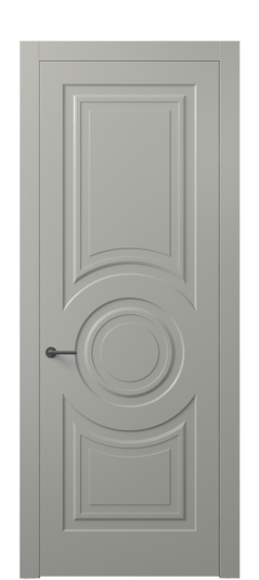 Дверь межкомнатная АКП 8461 МНСР Матовый нейтральный серый. Цвет Матовый нейтральный серый. Материал Гладкая эмаль. Коллекция Mascot. Картинка.