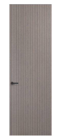 Дверь межкомнатная 0019 ДДМ. Цвет Дуб дымчатый. Материал Шпон ценных пород. Коллекция Селект. Картинка.
