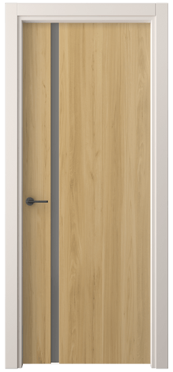 Дверь межкомнатная 4222 СЛВ СЕР САТ. Цвет Солнечный вяз. Материал Ламинатин. Коллекция Freedom. Картинка.