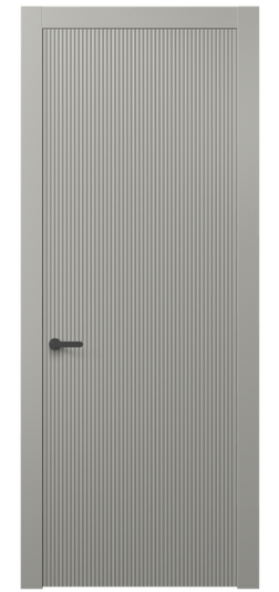 Дверь межкомнатная 8621 МНСР. Цвет Матовый нейтральный серый. Материал Гладкая эмаль. Коллекция Dune. Картинка.