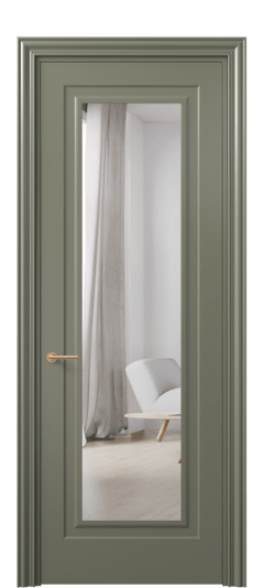 Межкомнатная дверь 8403 МОТ ЗЕР. Цвет Матовый оливковый тёмный. Материал Гладкая эмаль. Коллекция Mascot. Фото. Дверь межкомнатная 8403 МОТ ЗЕР. Цвет Матовый оливковый тёмный. Материал Гладкая эмаль. Коллекция Mascot. Картинка.